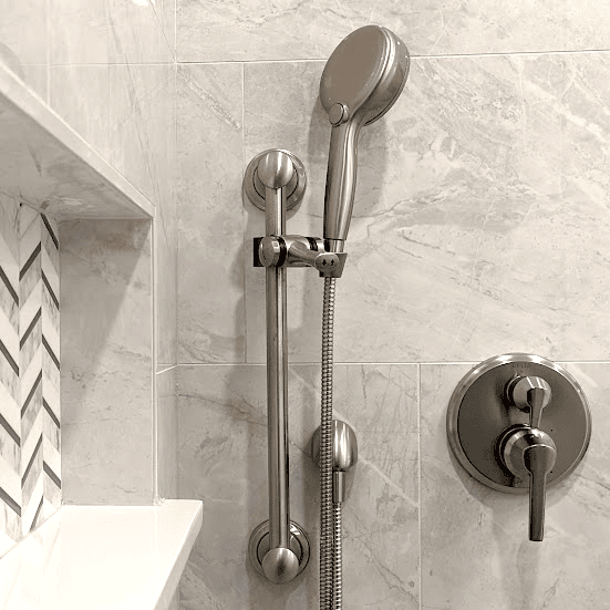 Bathroom vanity white vessel sink gold faucet